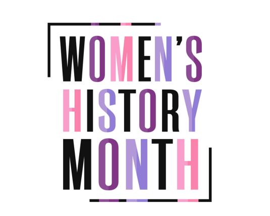 Women's History Month in words